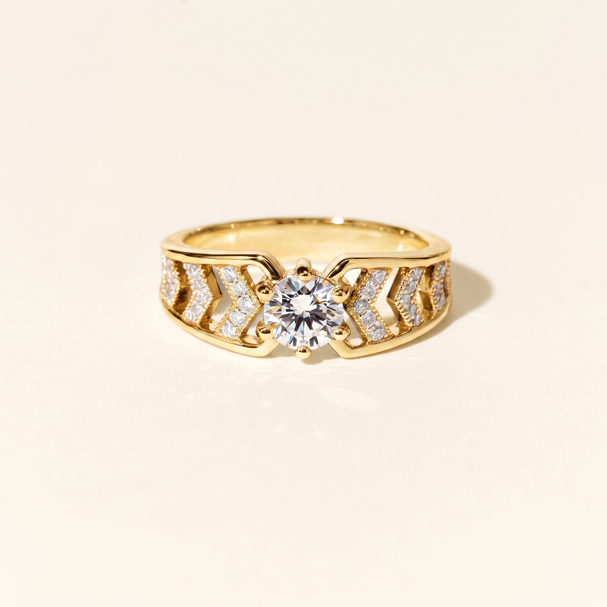Bague Anna diamants - Or jaune
