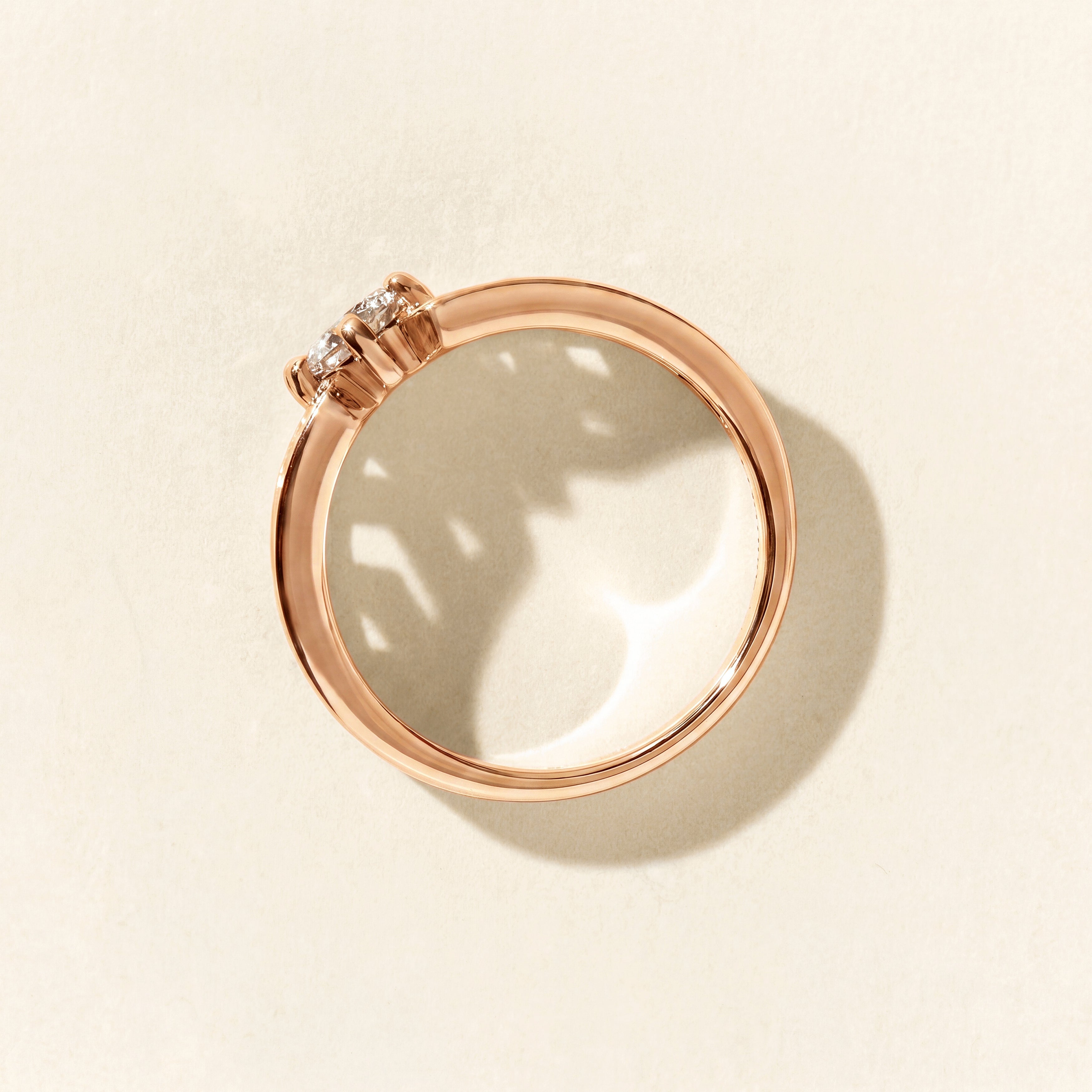 Bague Anna diamants - Or rose