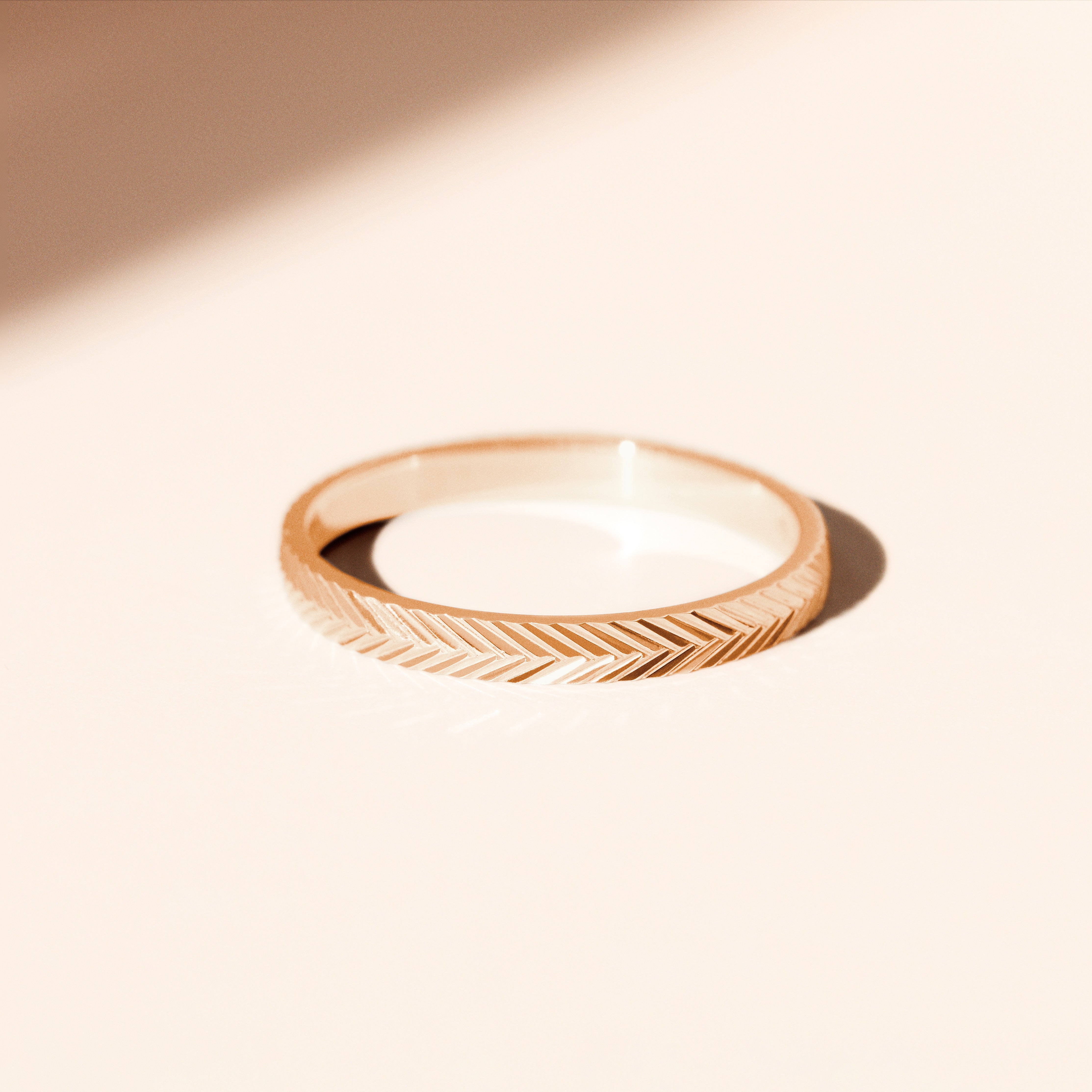 Bruyère 2.60mm wedding band - Rose gold