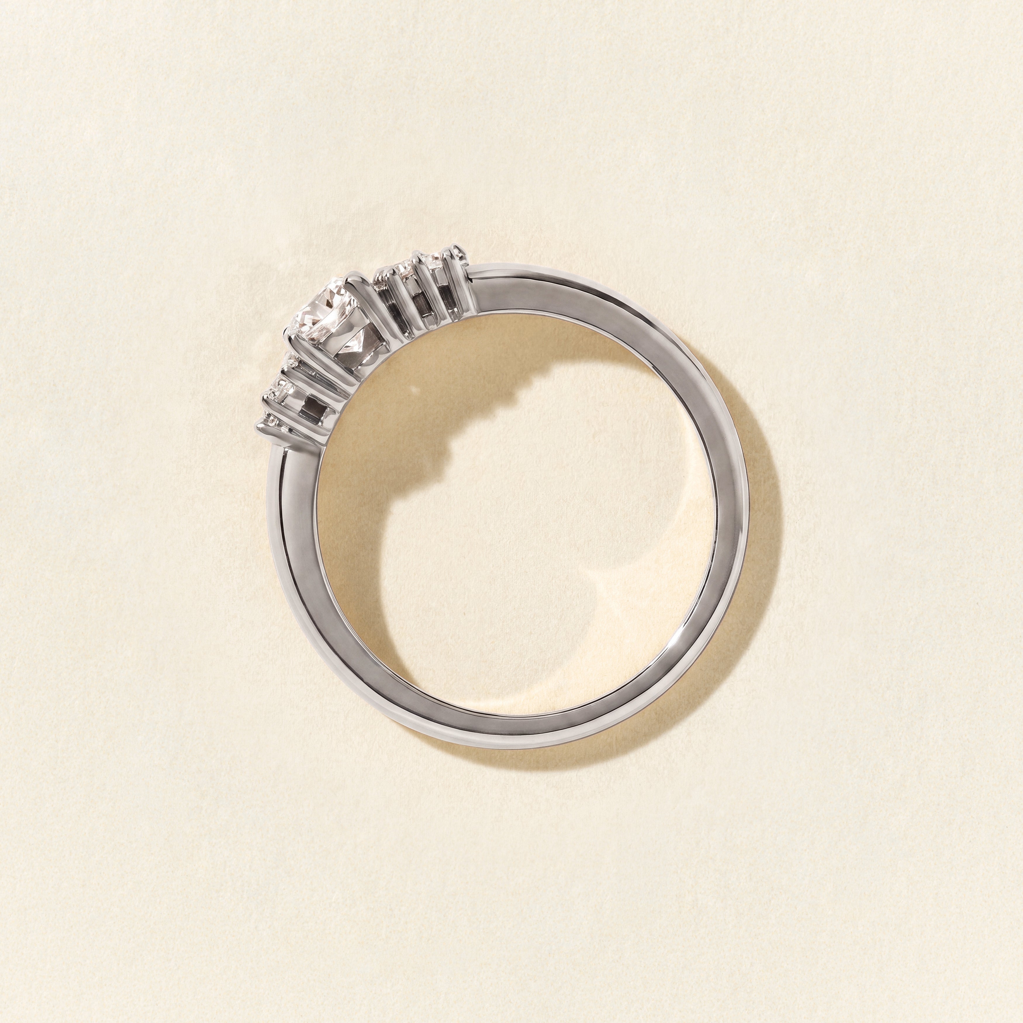 Bague Louise MM diamants 0.50 carat - Or blanc