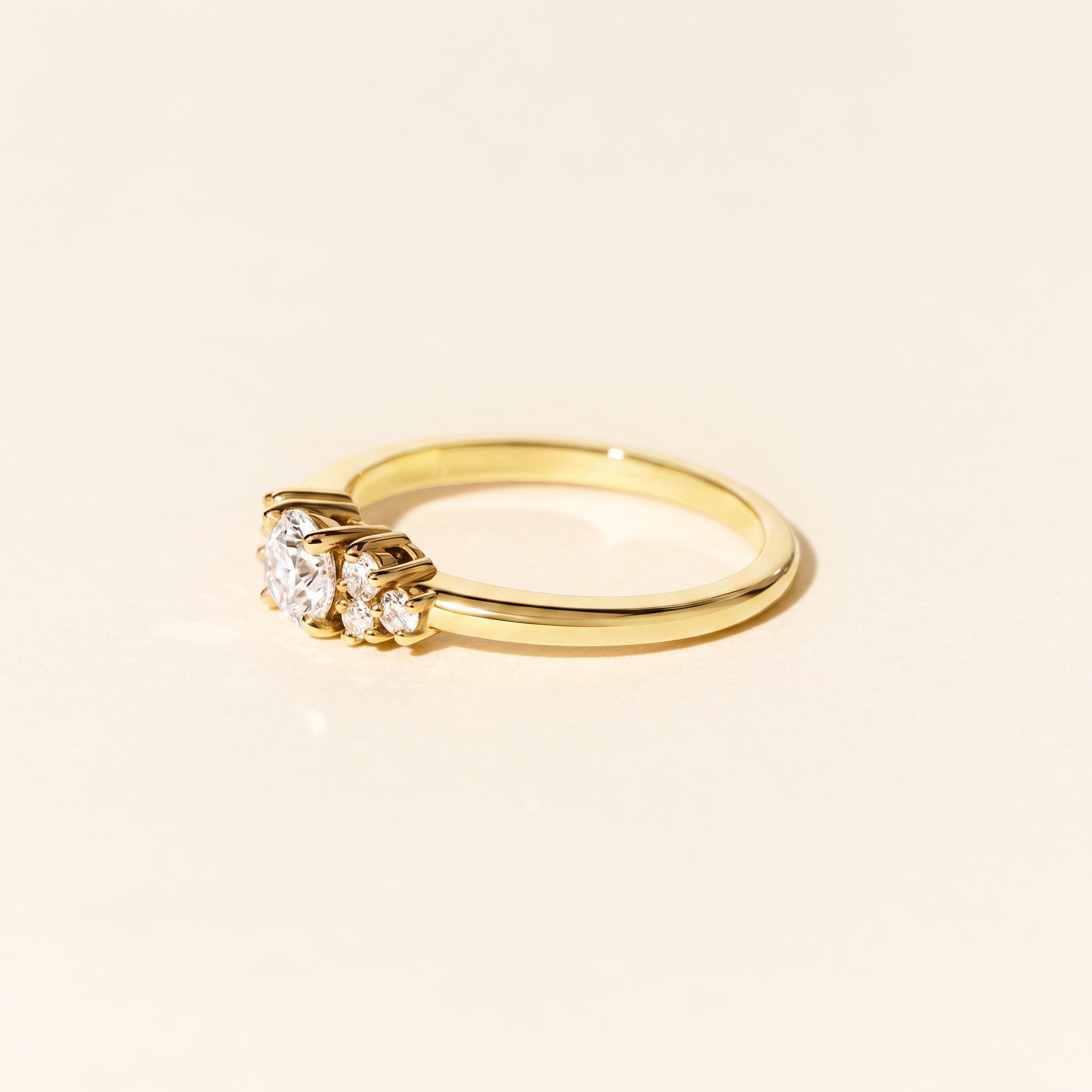Bague Louise MM diamants 0.50 carat - Or jaune