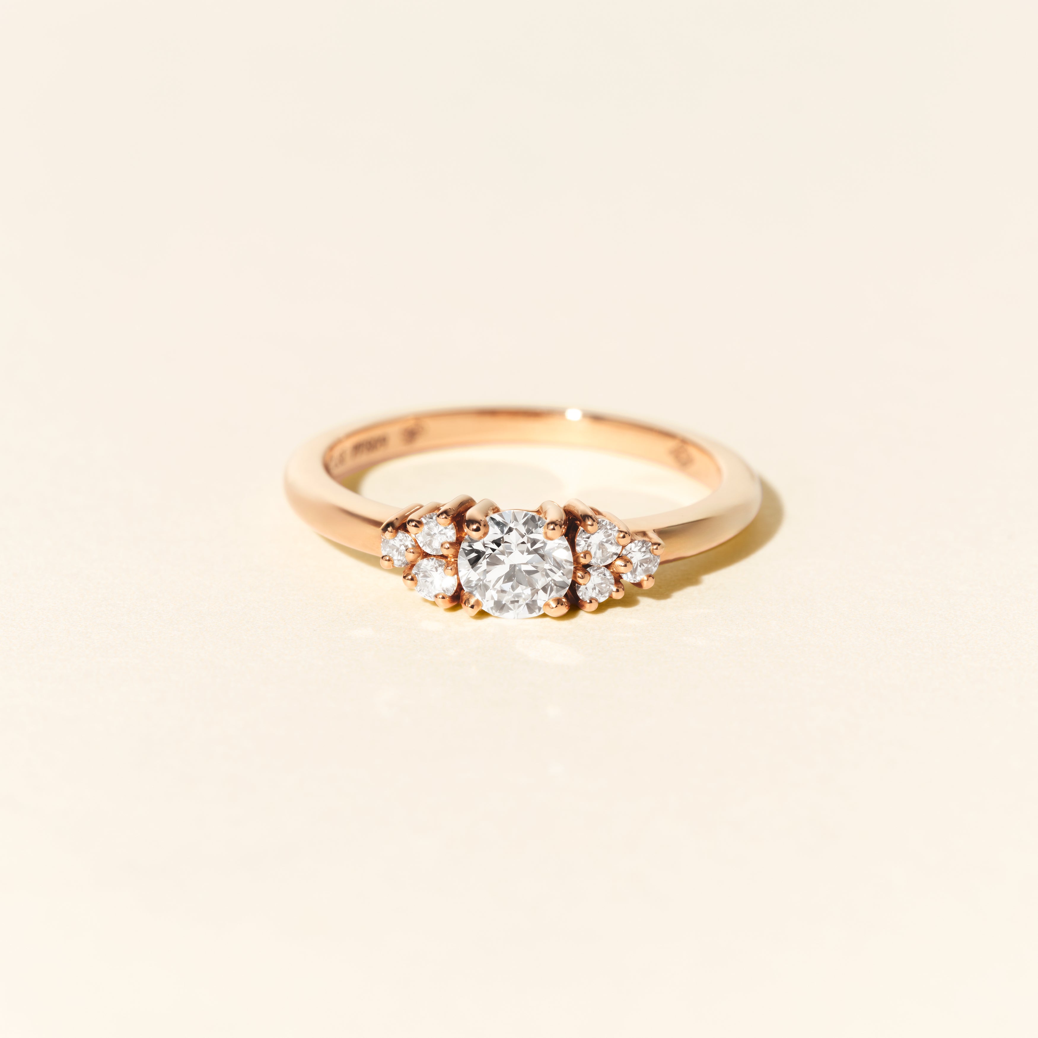 Bague Louise MM diamants 0.50 carat - Or rose