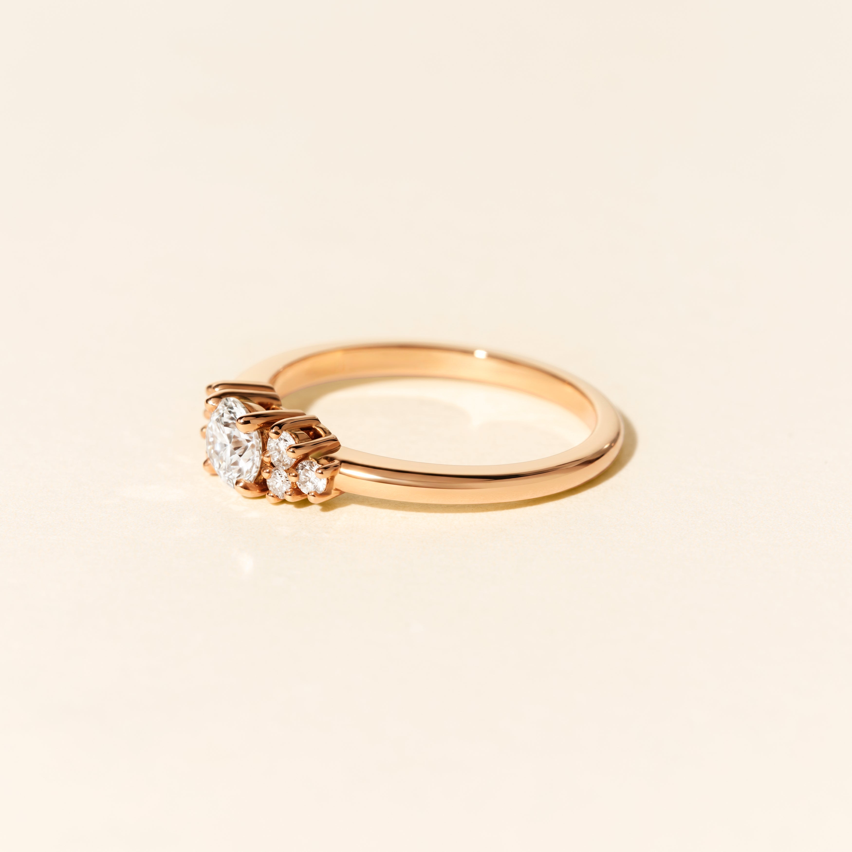 Bague Louise MM diamants 0.60 carat - Or rose