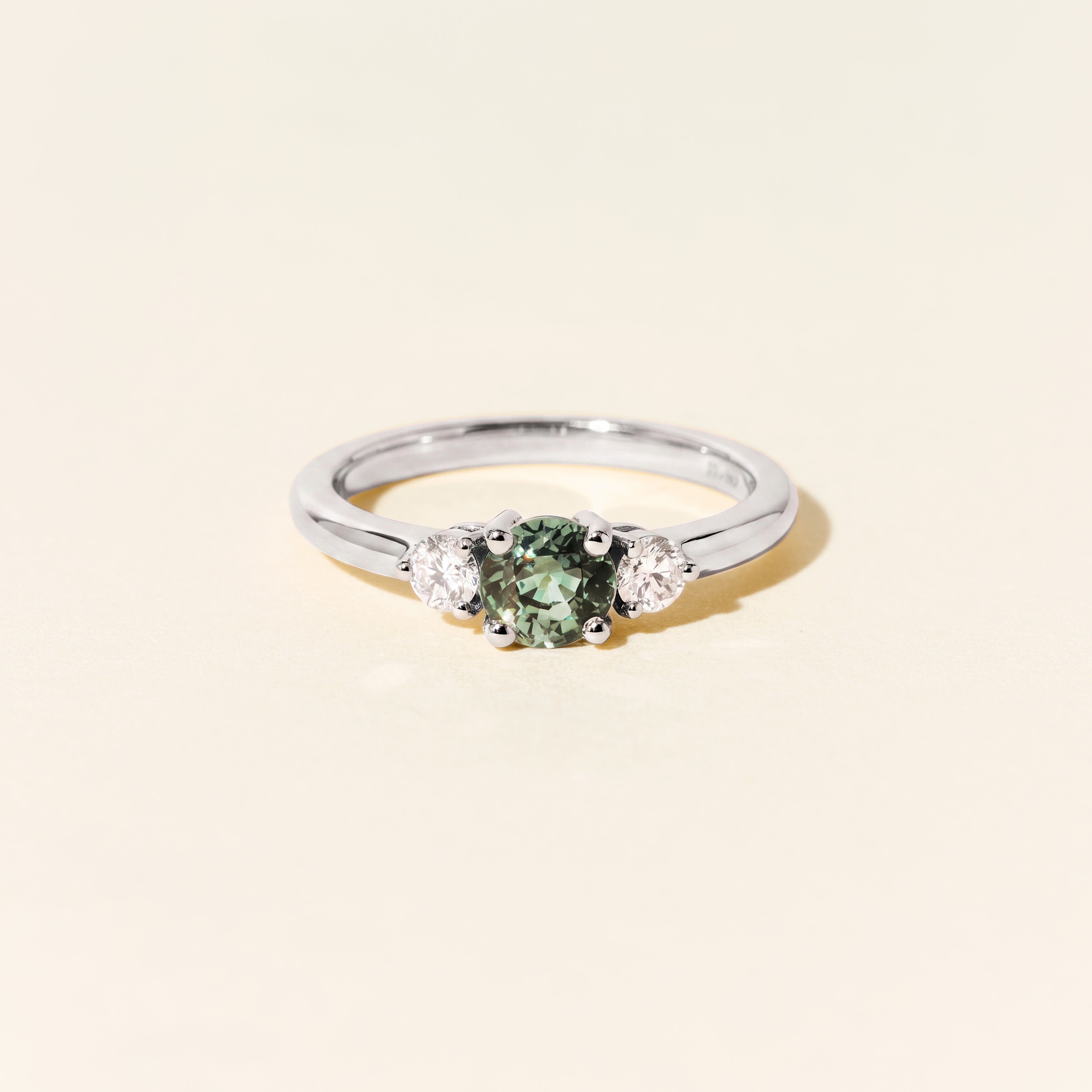 Bague Bahia saphir vert et diamants PM - Or blanc