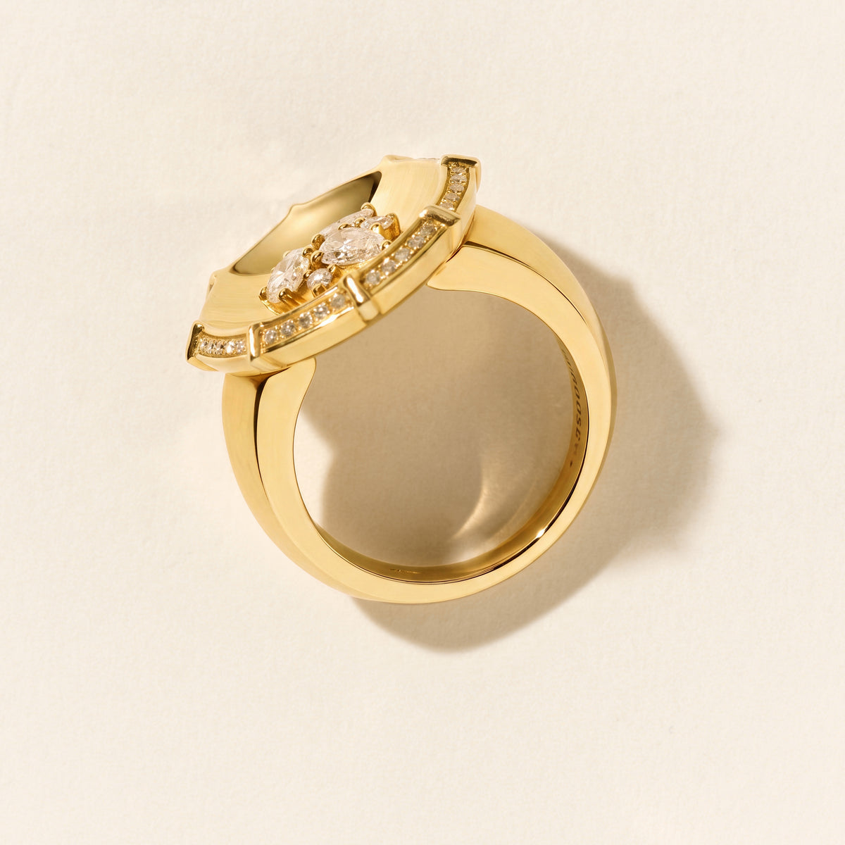 Bague Bouquet GM - Or jaune