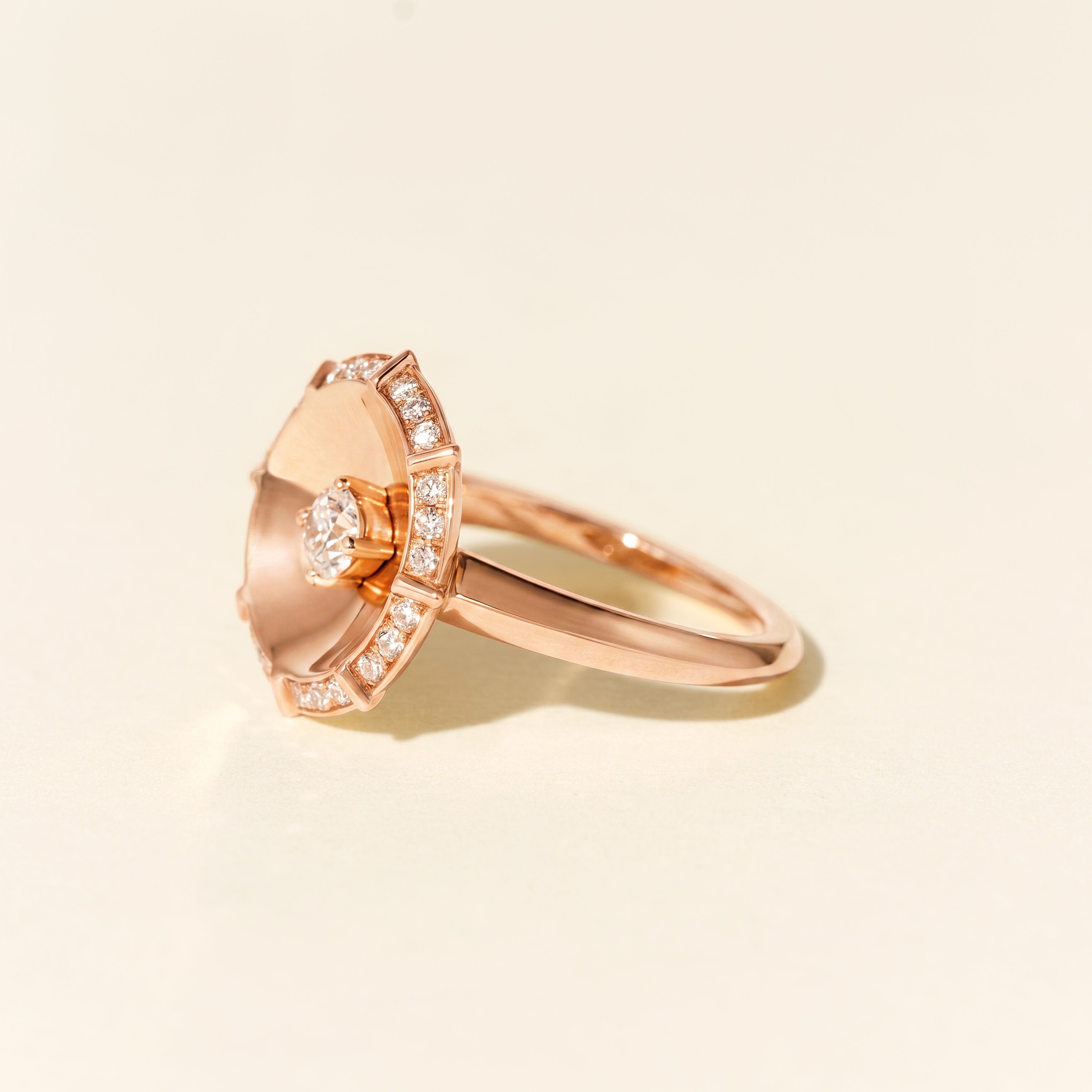 Bague Bouquet PM - Or rose