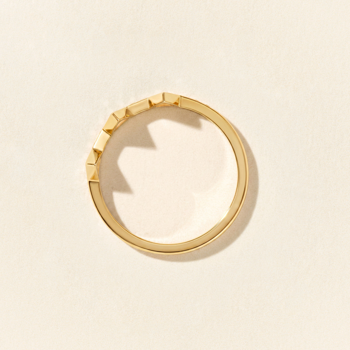 Bague Brooklyn baby diamants pavée - Or jaune