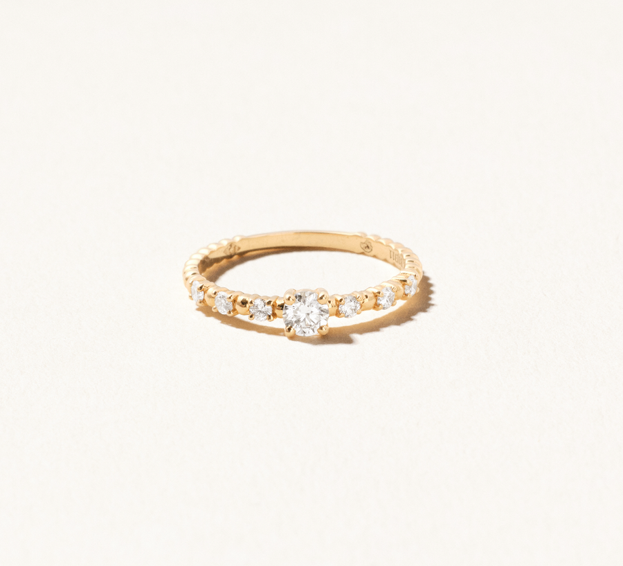 Bague Solitaire Alma - diamants