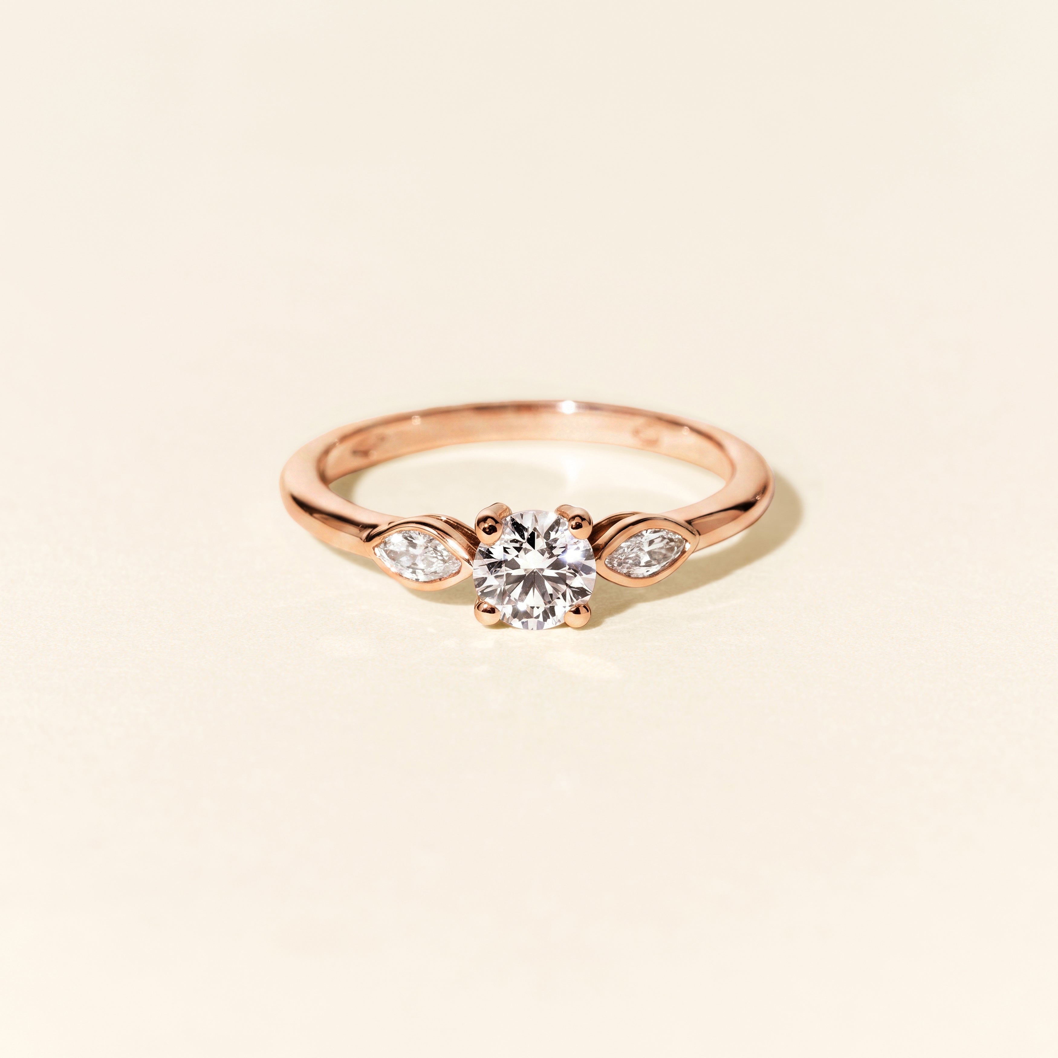 Bague Céleste PM 0.50 carat - Or rose