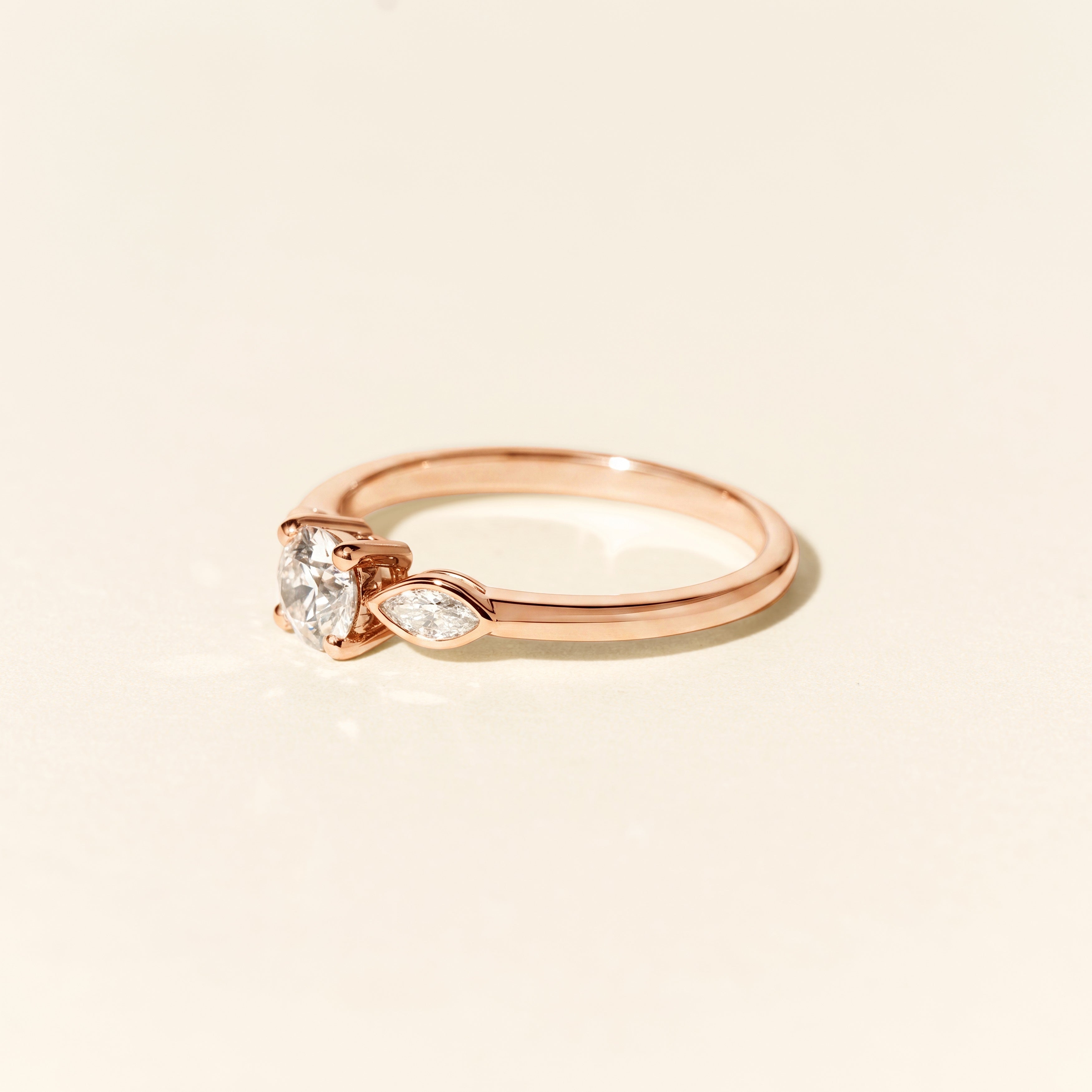 Bague Céleste PM 0.50 carat - Or rose