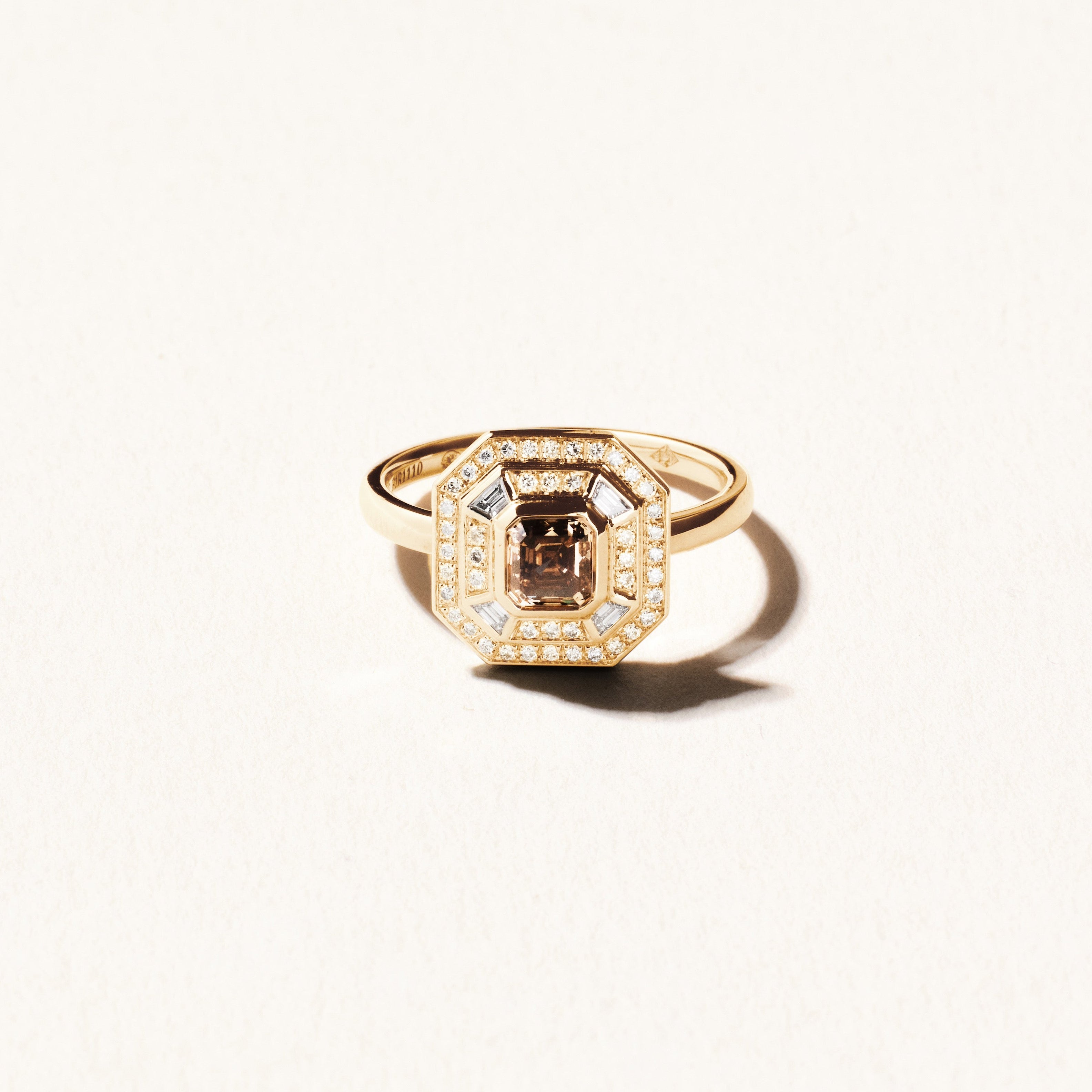 Bague Dallas Square PM - Or jaune