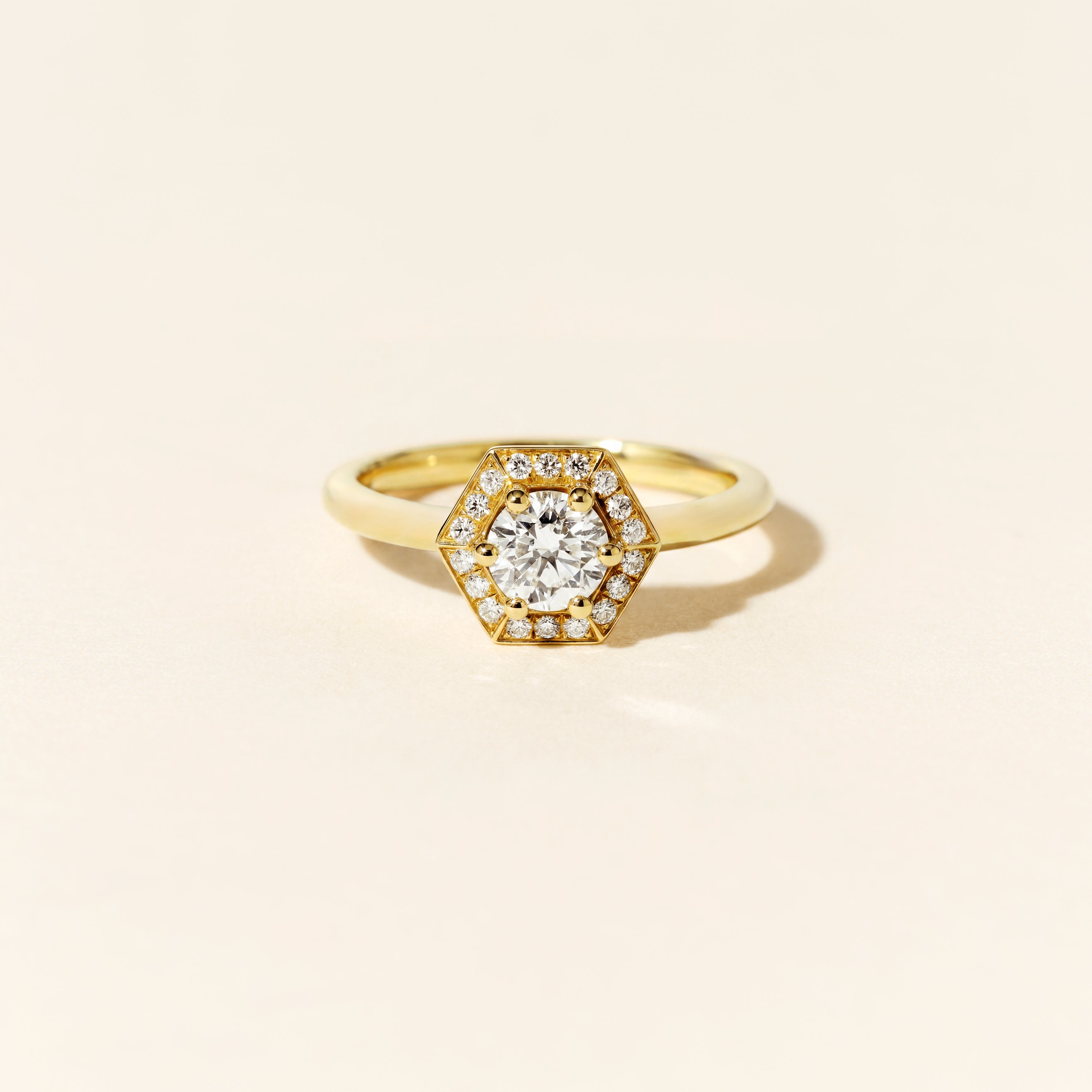 Bague Dallas Baby 0.40ct - Or jaune