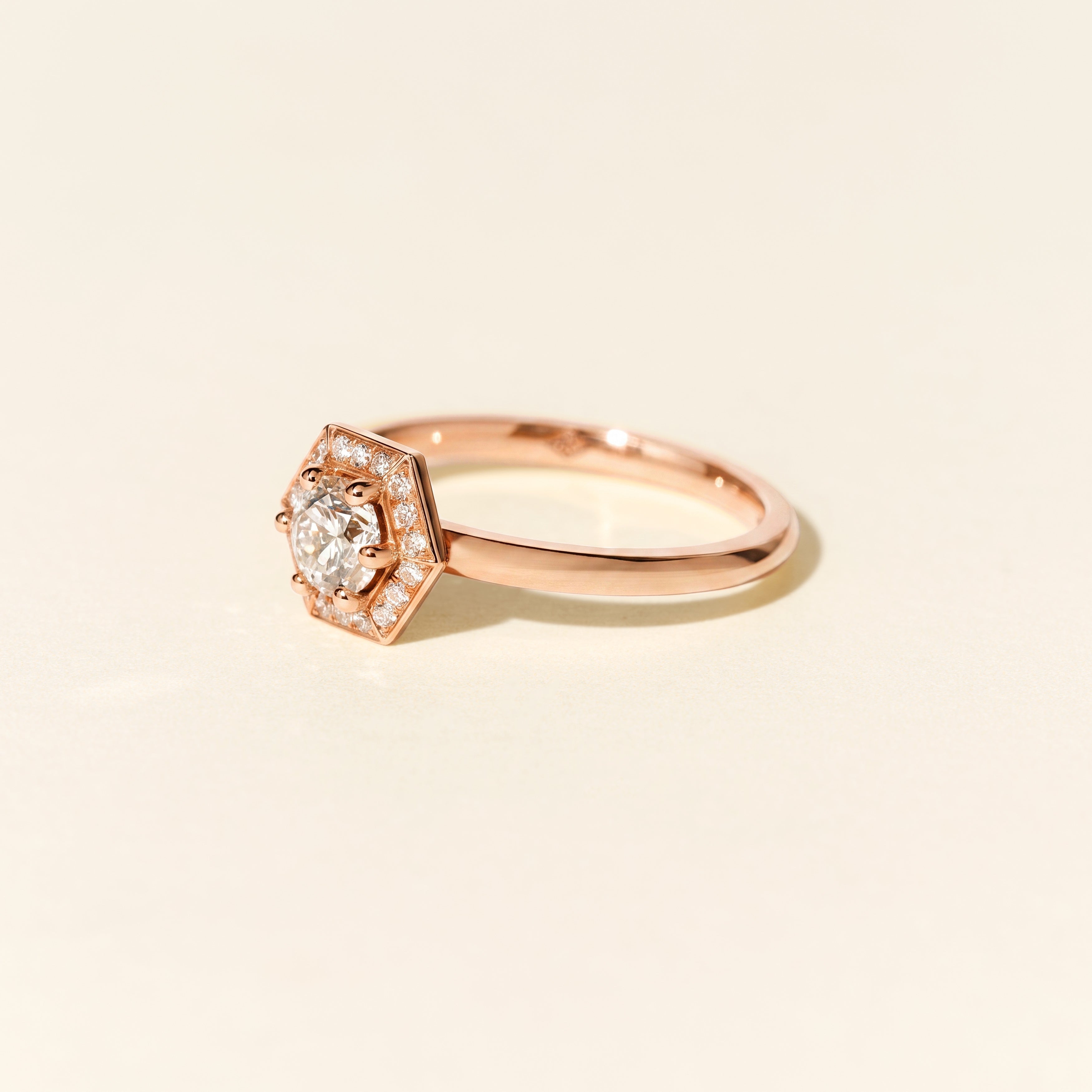 Bague Dallas Baby 0.40ct - Or rose