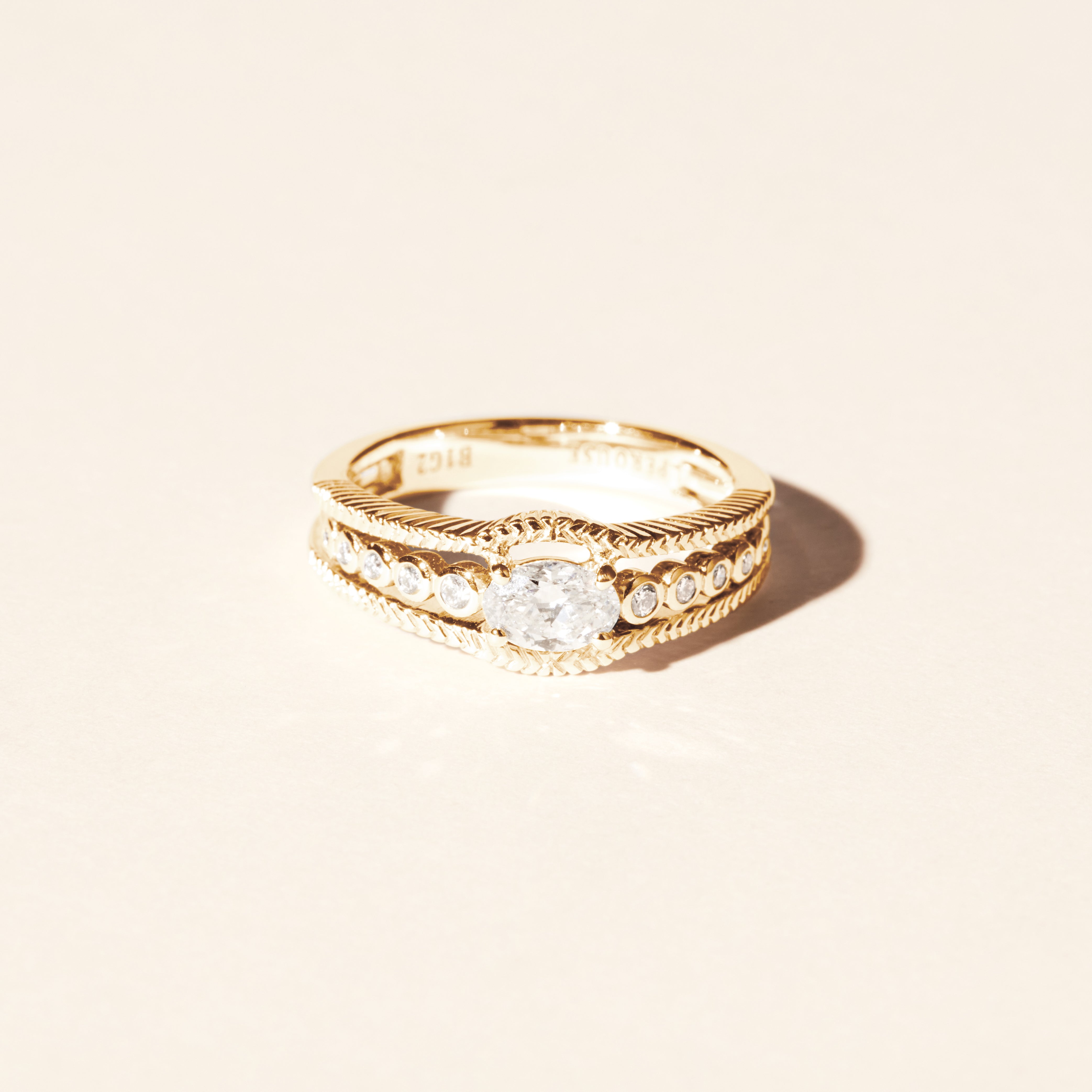 Bague Romane  - Or jaune