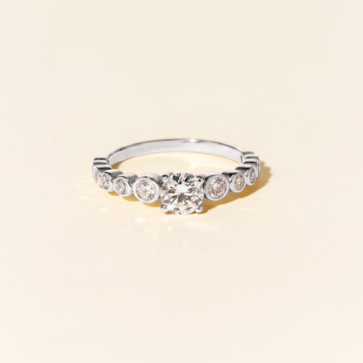 Bague Jeanne 0.50 carat - Or blanc
