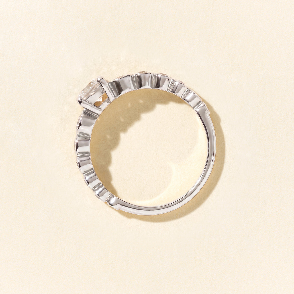 Bague Jeanne 0.70 carat - Or blanc