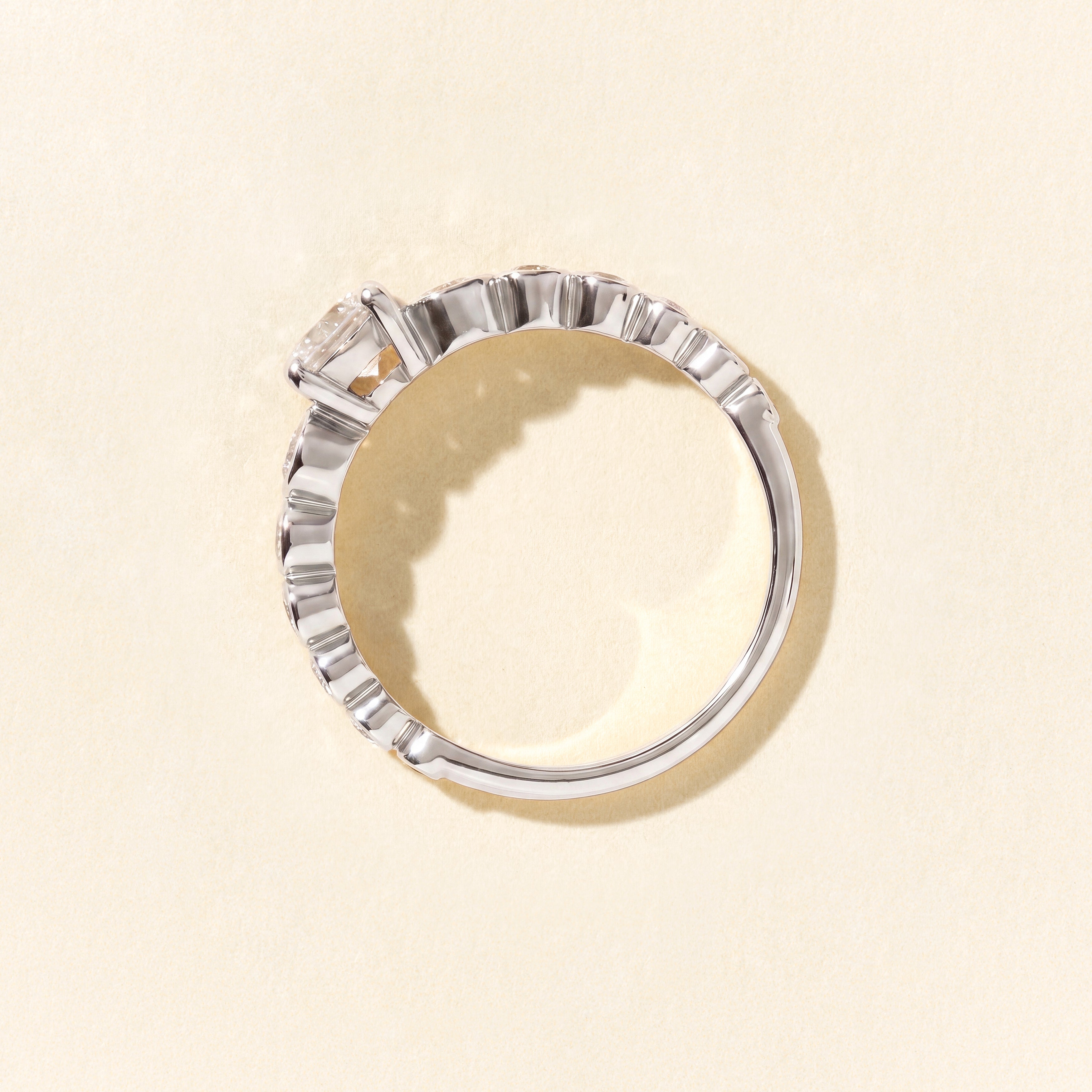 Bague Jeanne 0.50 carat - Or blanc