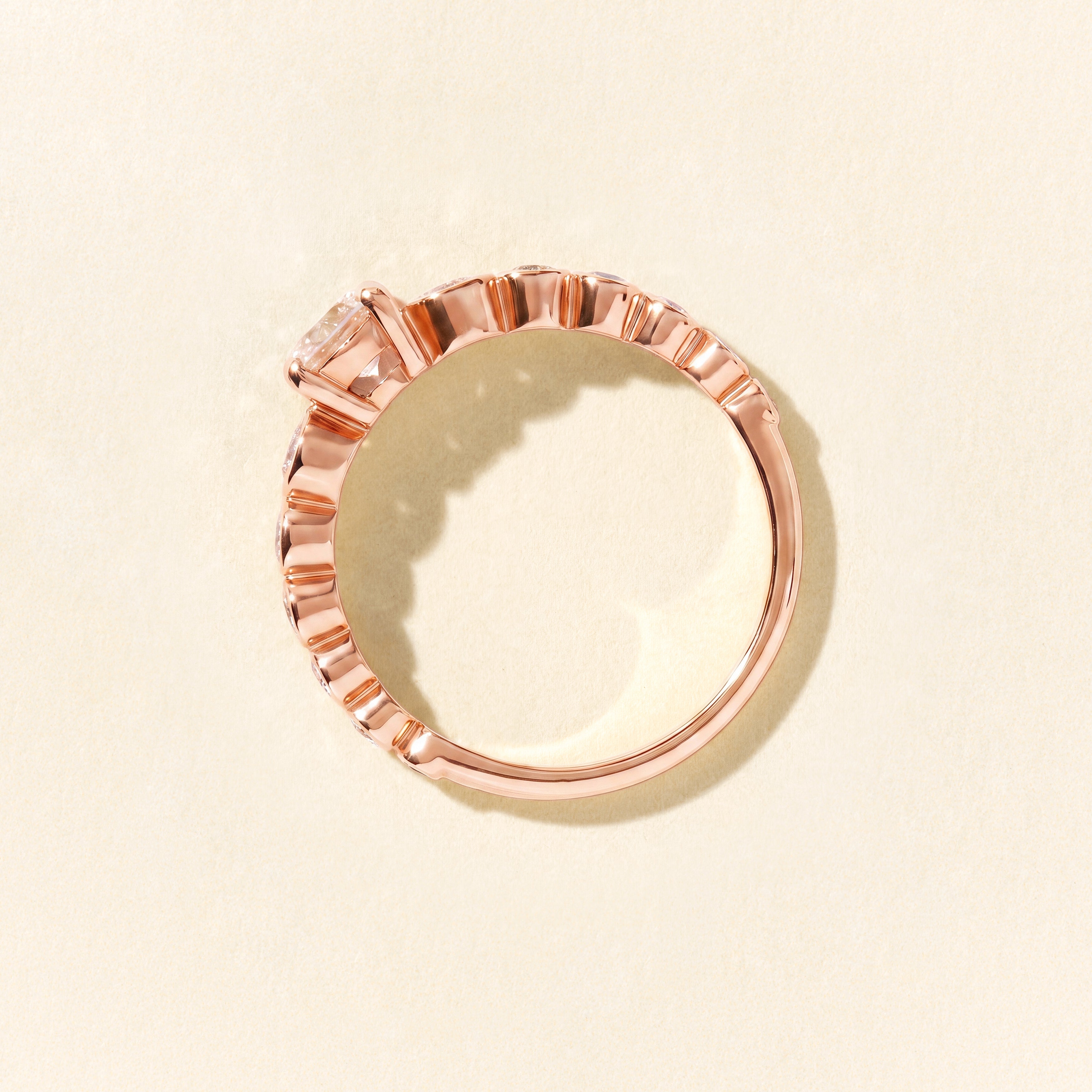 Bague Jeanne 0.50 carat - Or rose