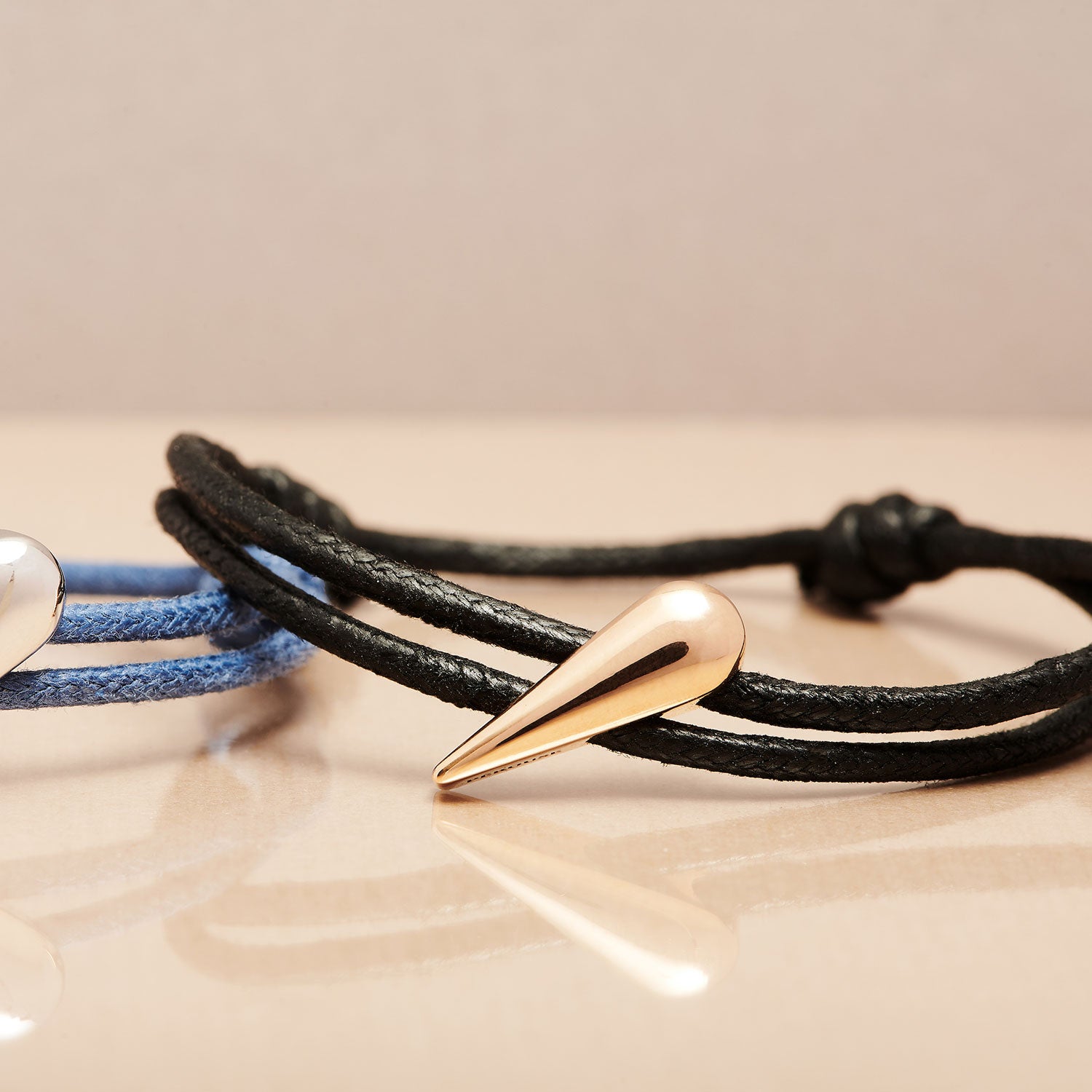 Bracelet - Pétale - Homme - Or rose