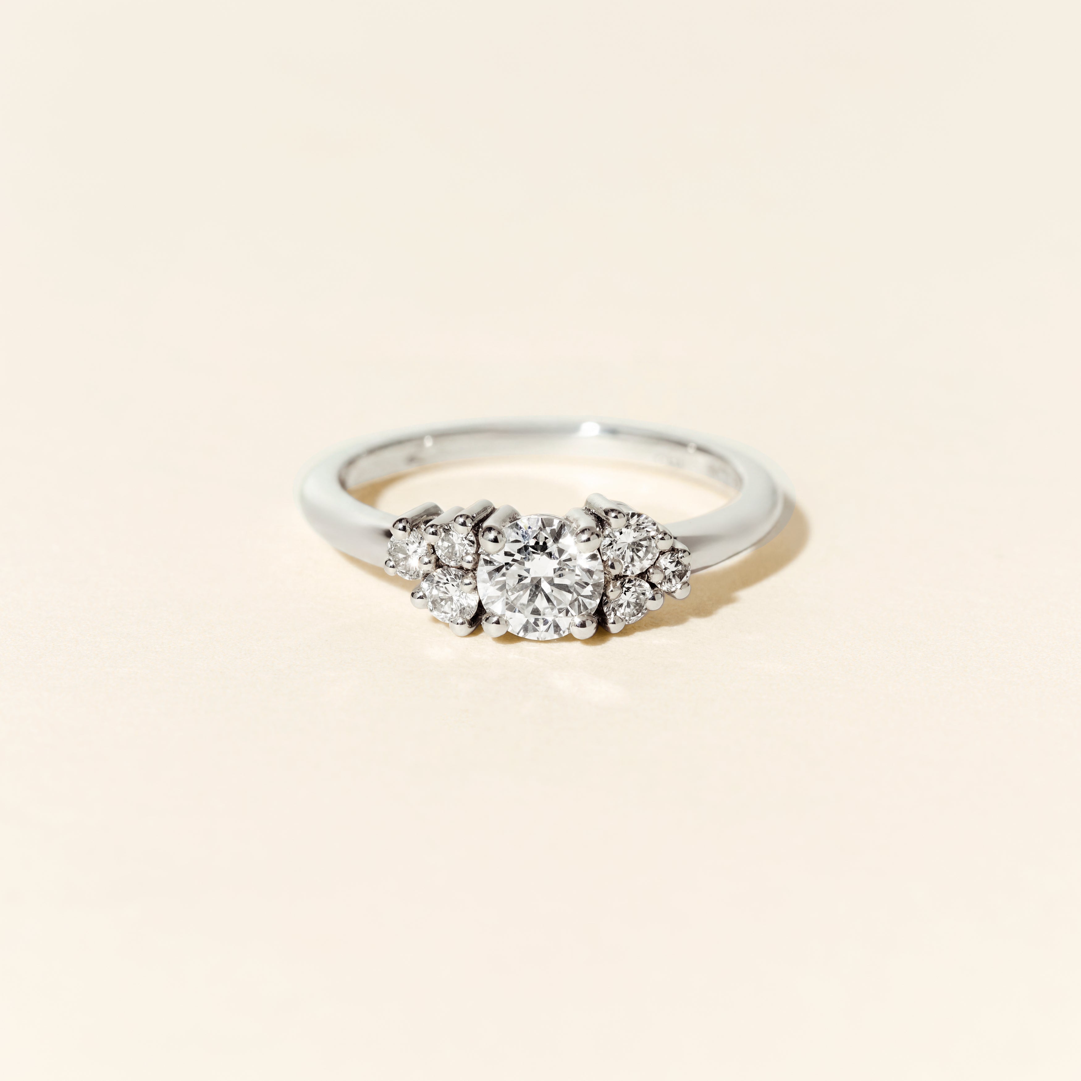 Bague Louise MM diamants 0.70 carat - Or blanc