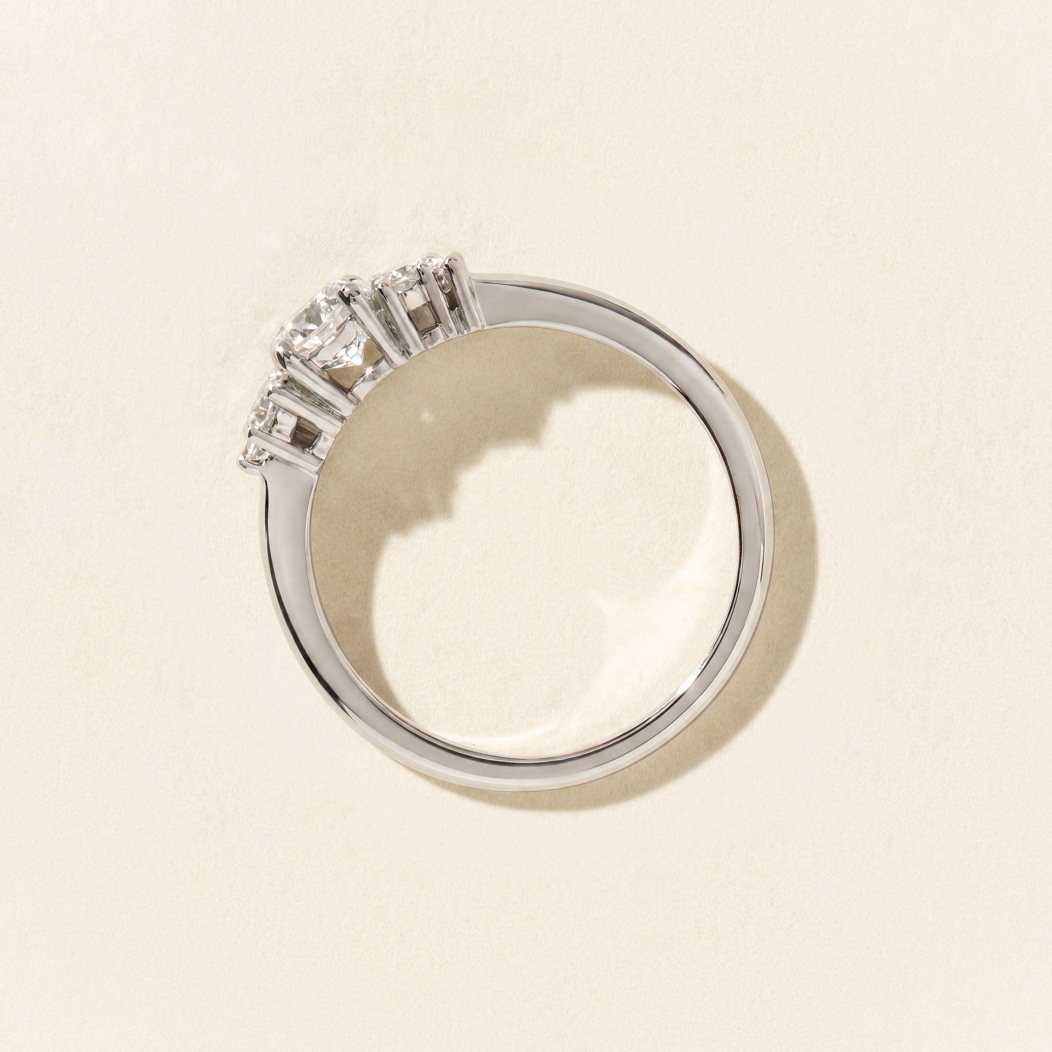 Bague Louise MM diamants 0.70 carat - Or blanc