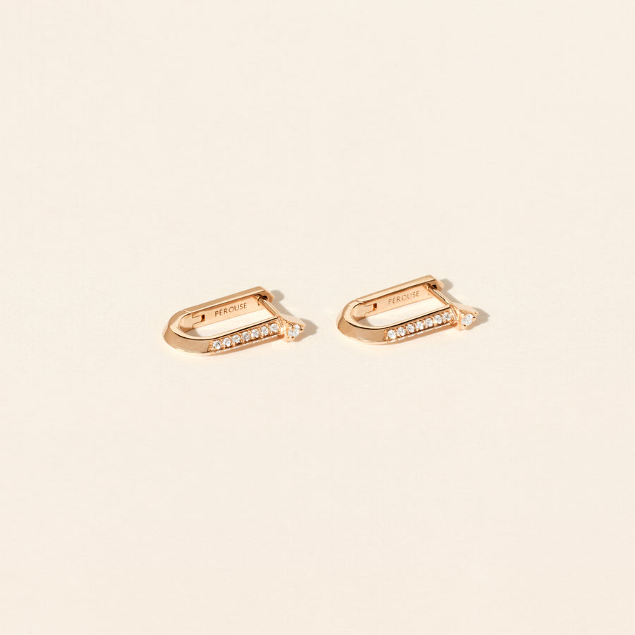 Boucles d'oreilles Brooklyn - pavée