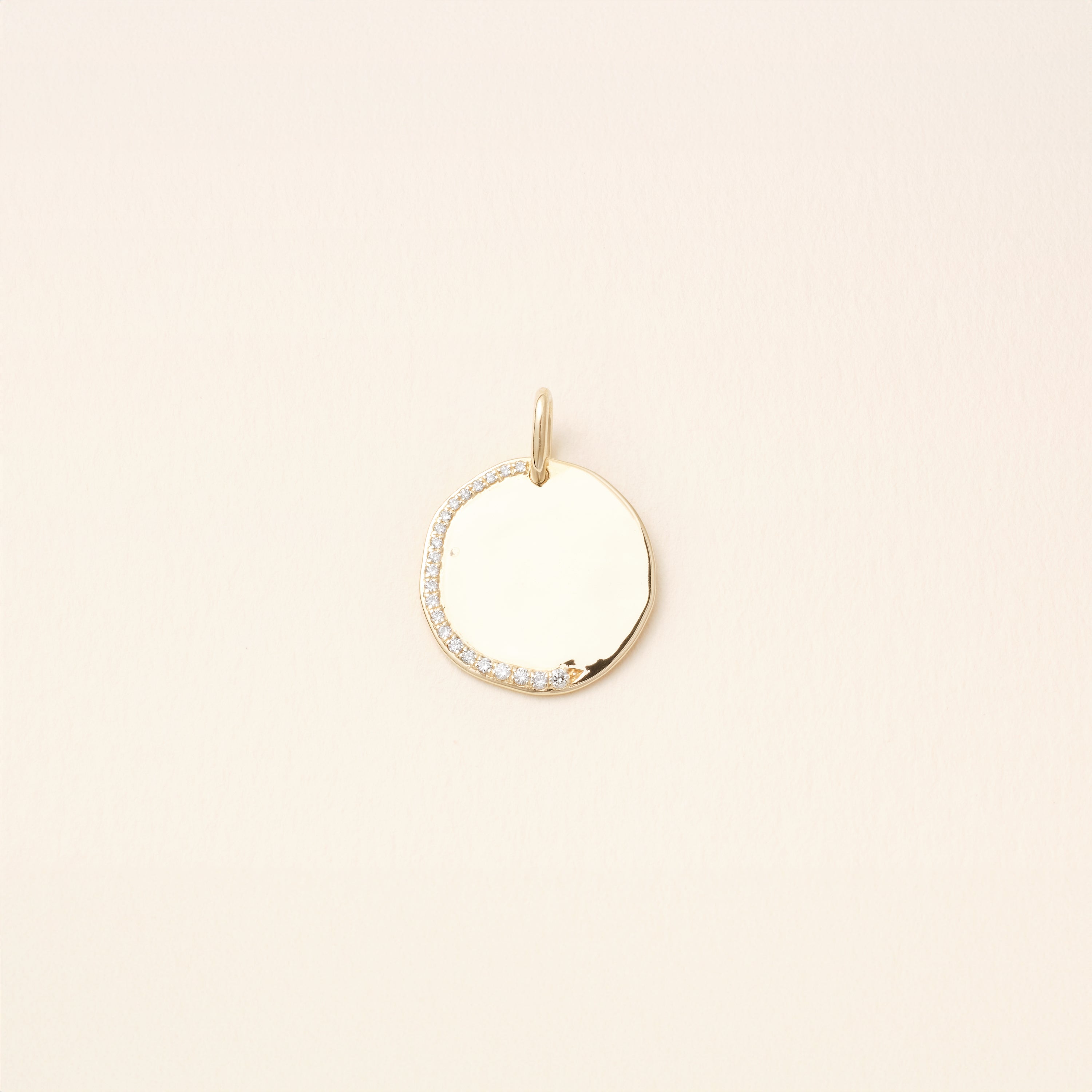 Pendentif - Médaille - Luna - Or jaune