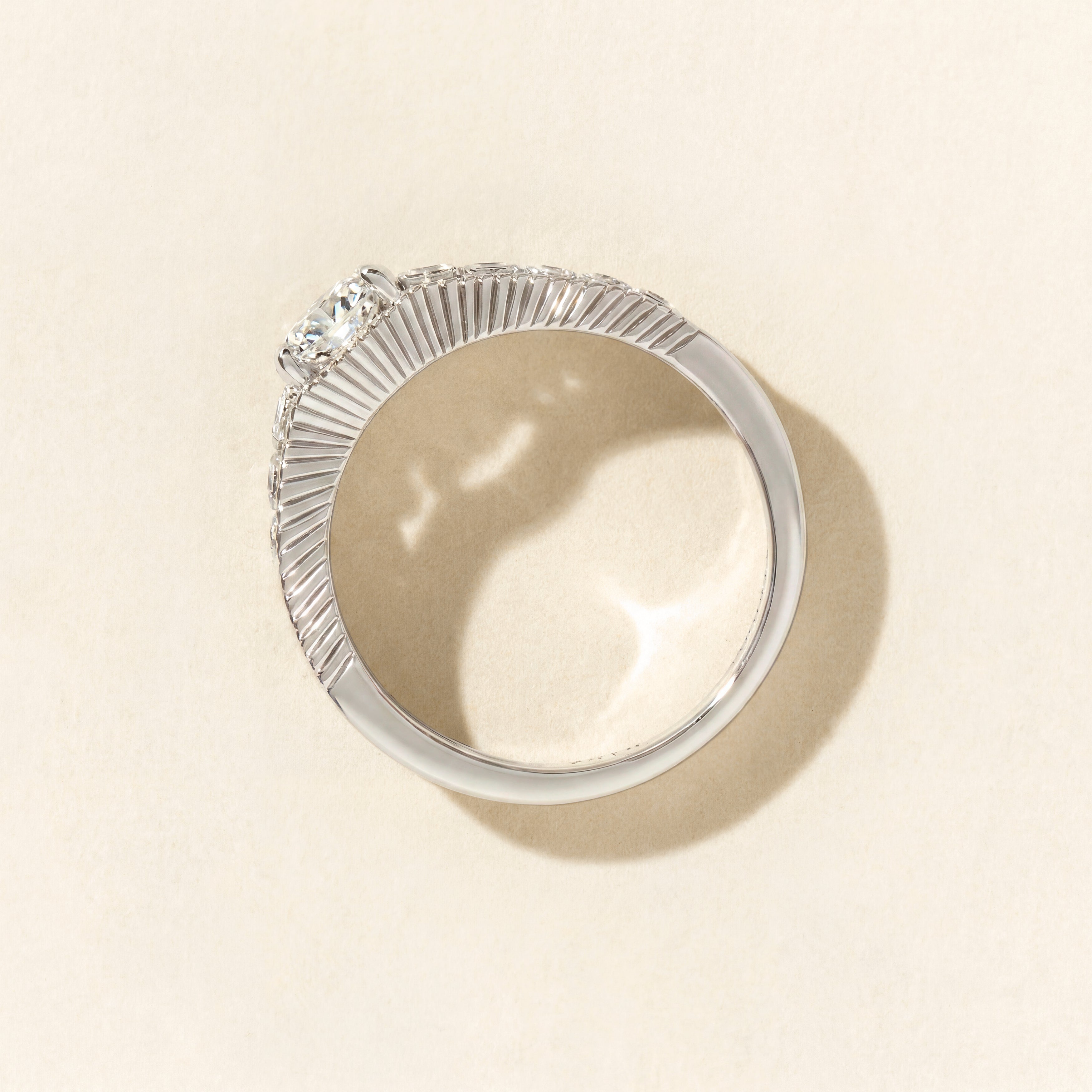 Bague Romane  - Or blanc