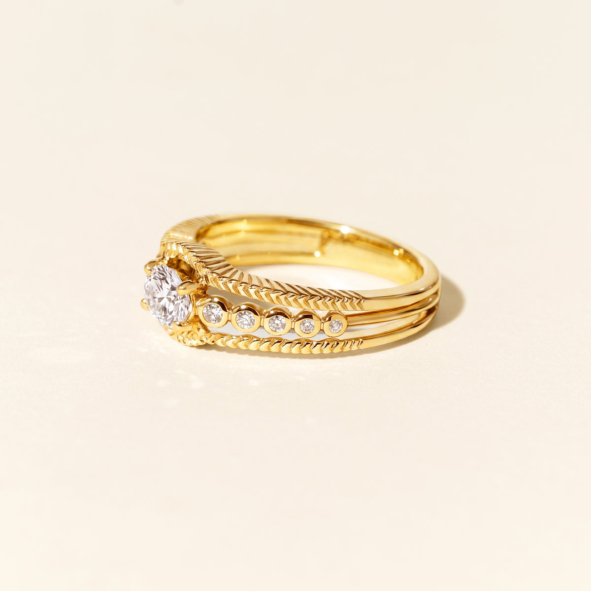 Bague Romane  - Or jaune