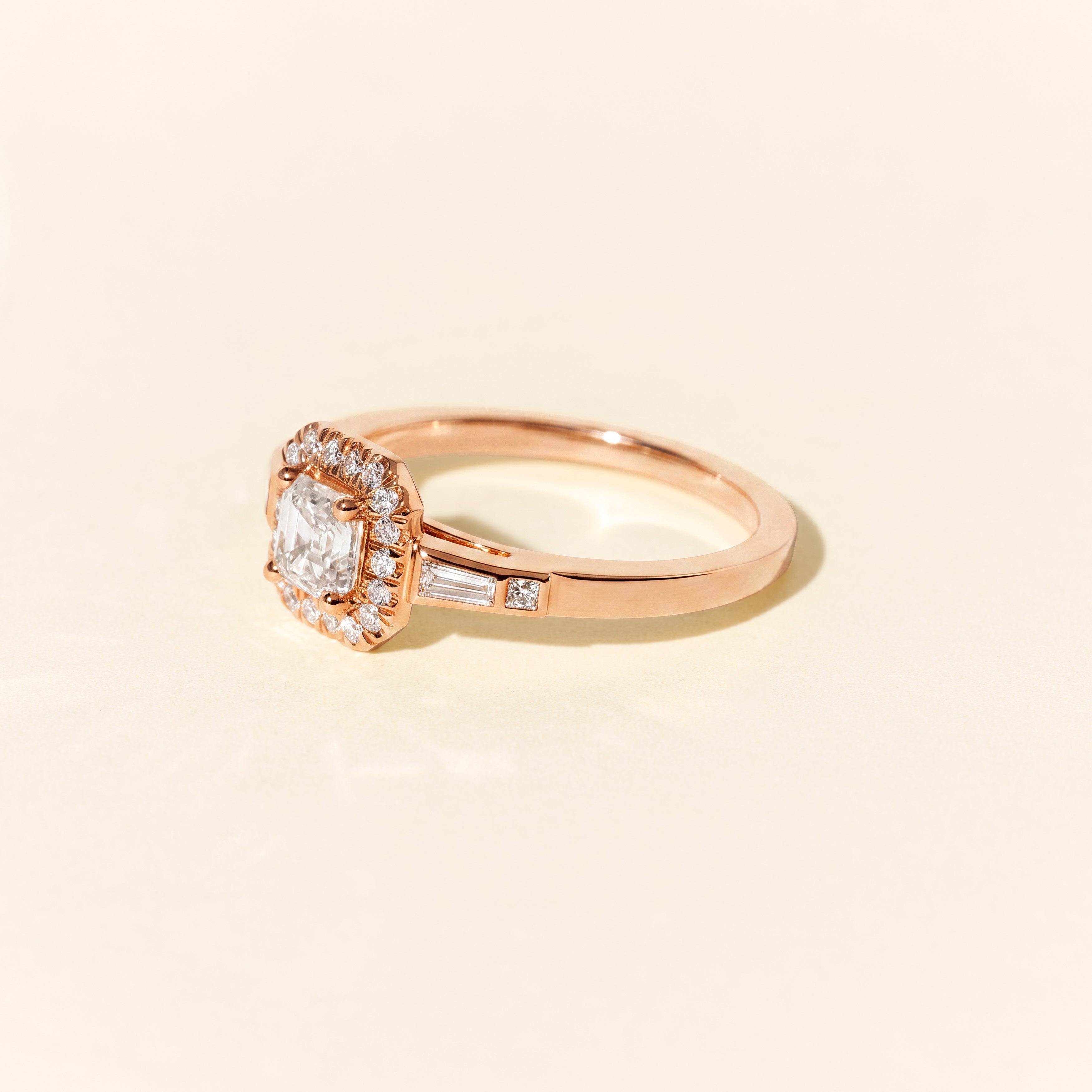Bague Vegas 0.50ct - Or rose