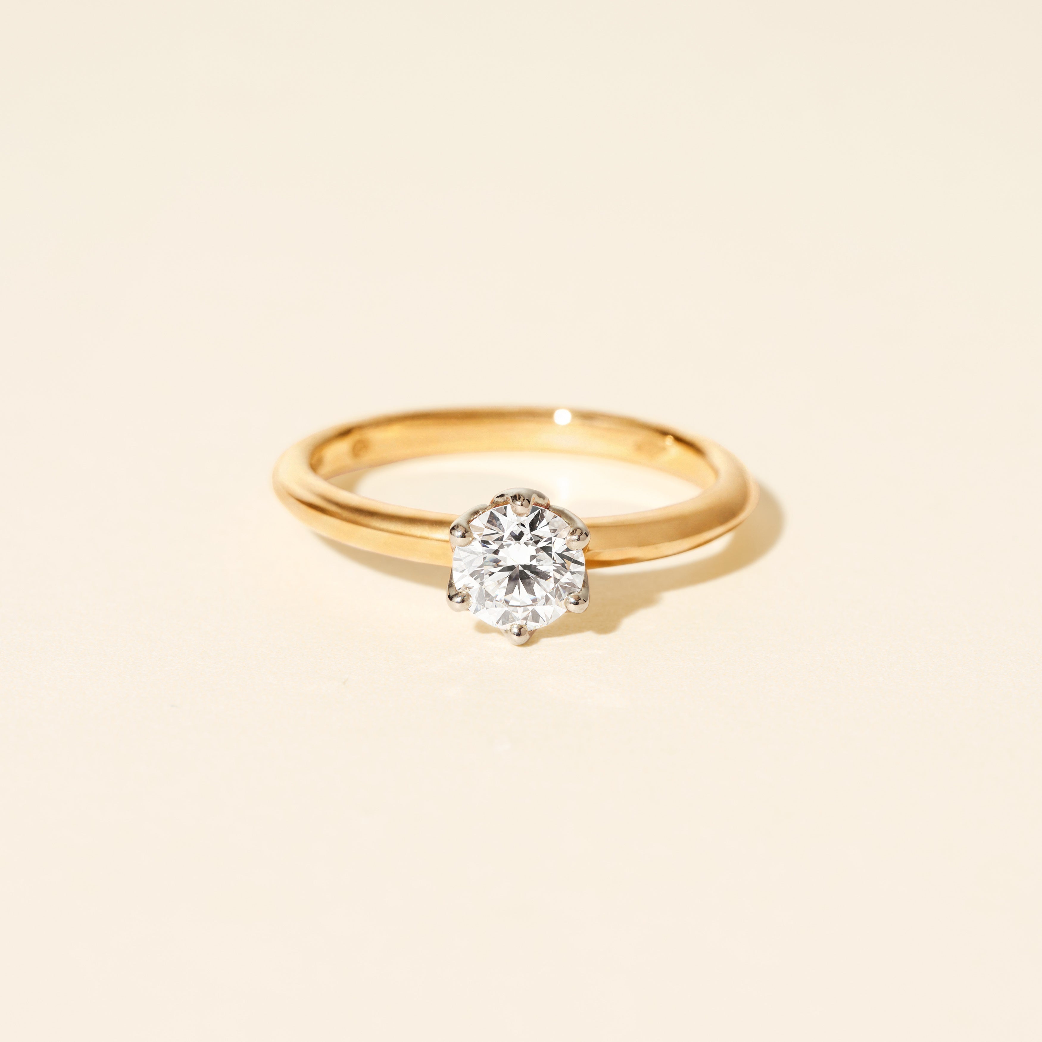Bague Venise 0.40 carat - Or jaune