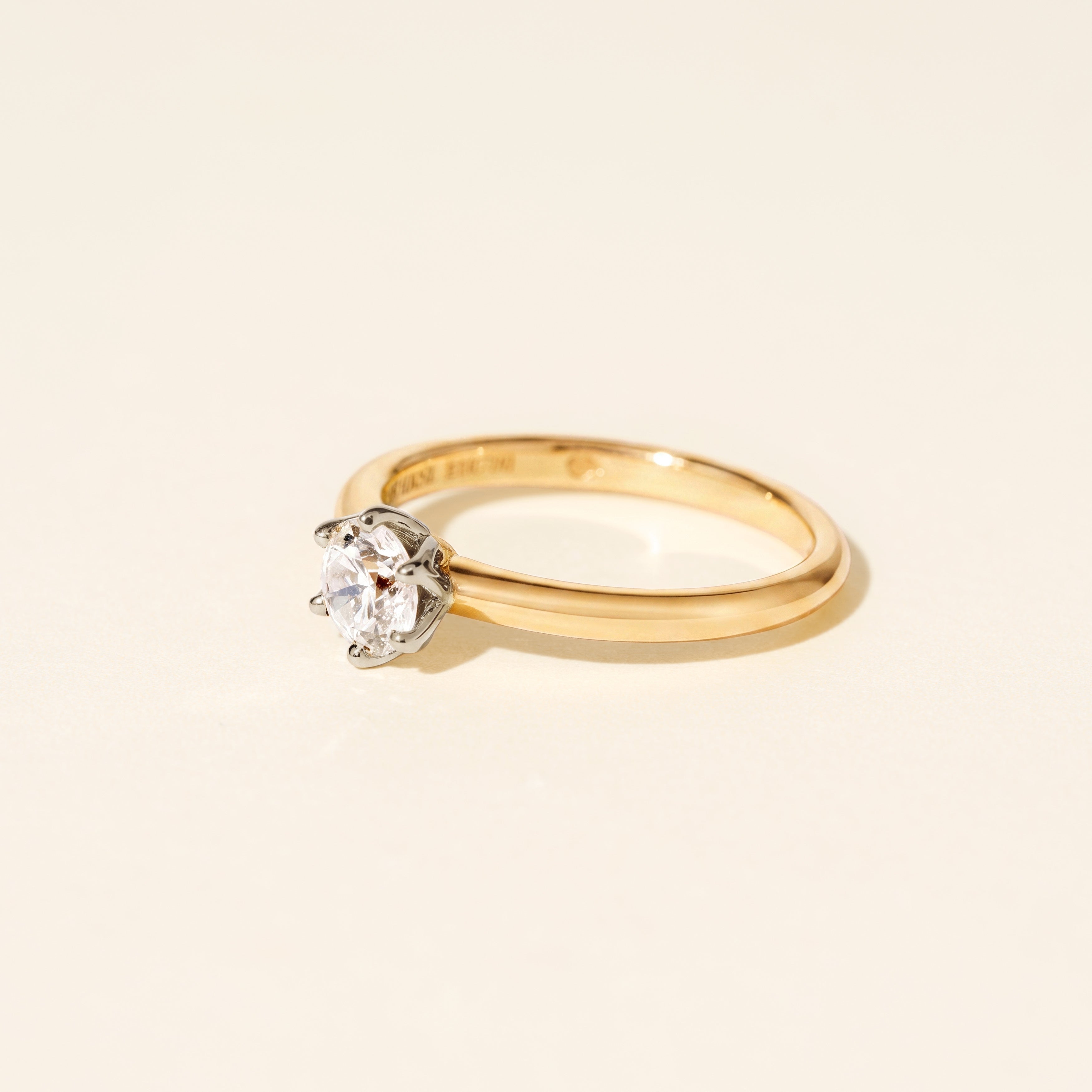 Bague Venise 0.50 carat - Or jaune