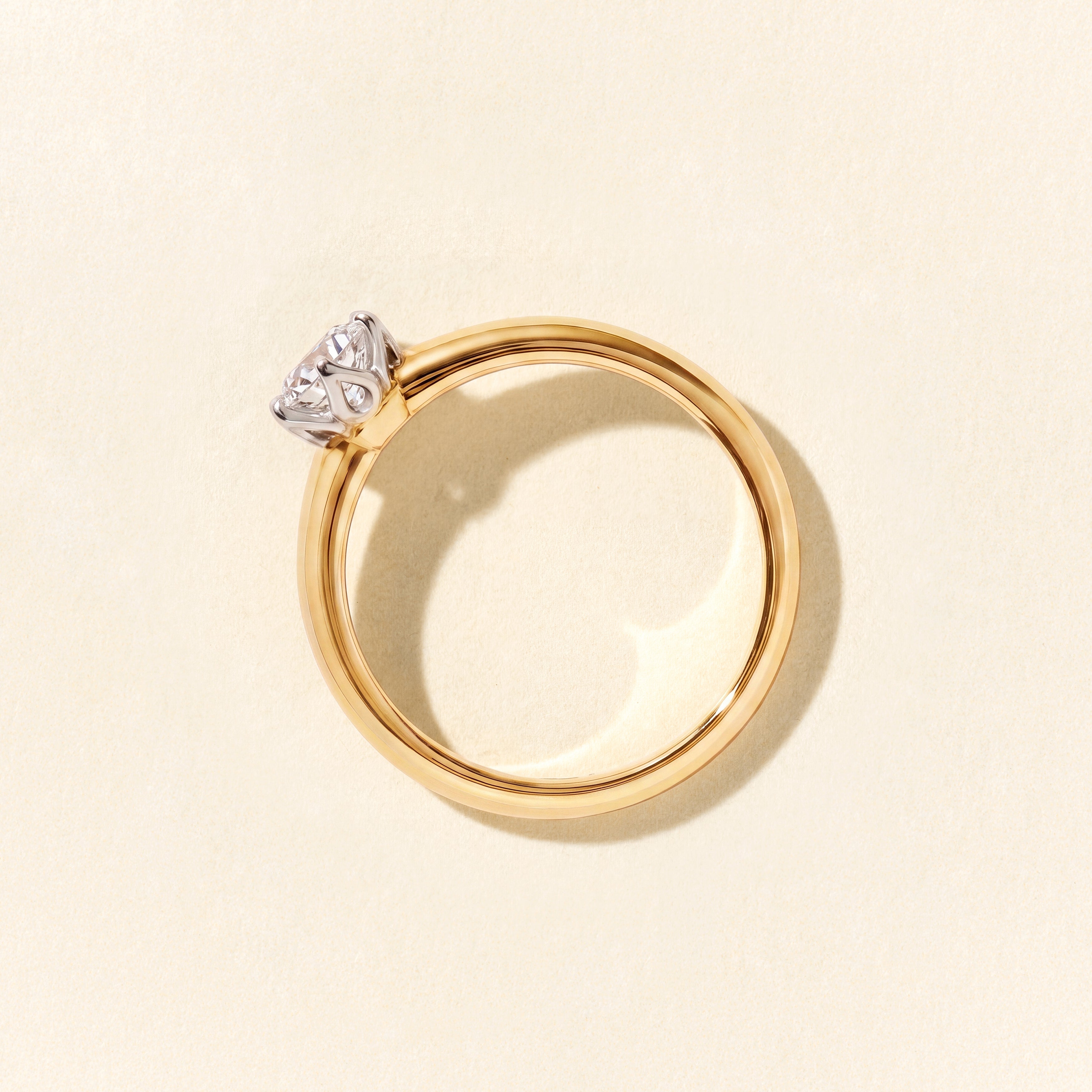 Bague Venise 0.40 carat - Or jaune