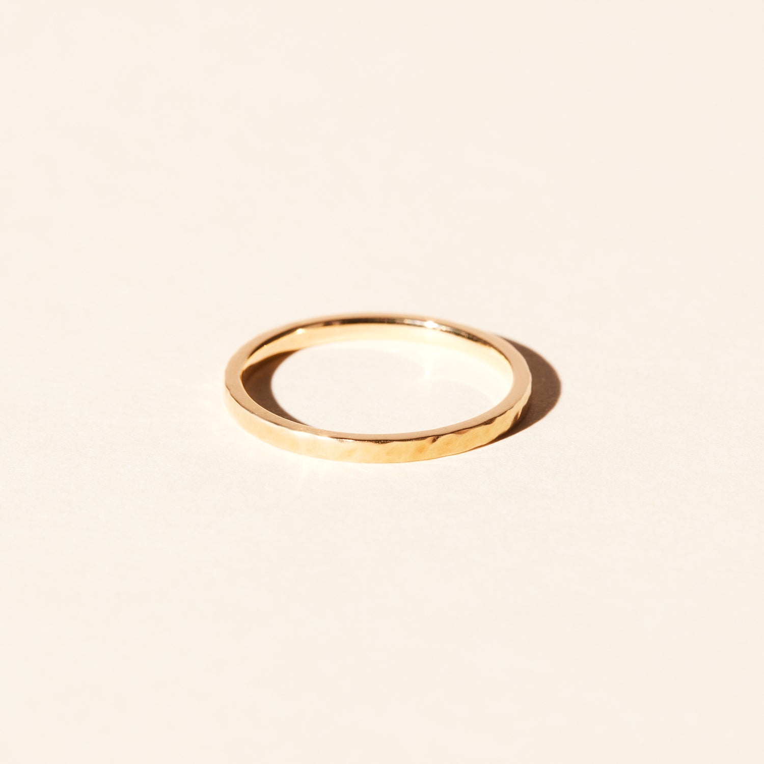 Bark Ring 1.50mm - Yellow Gold