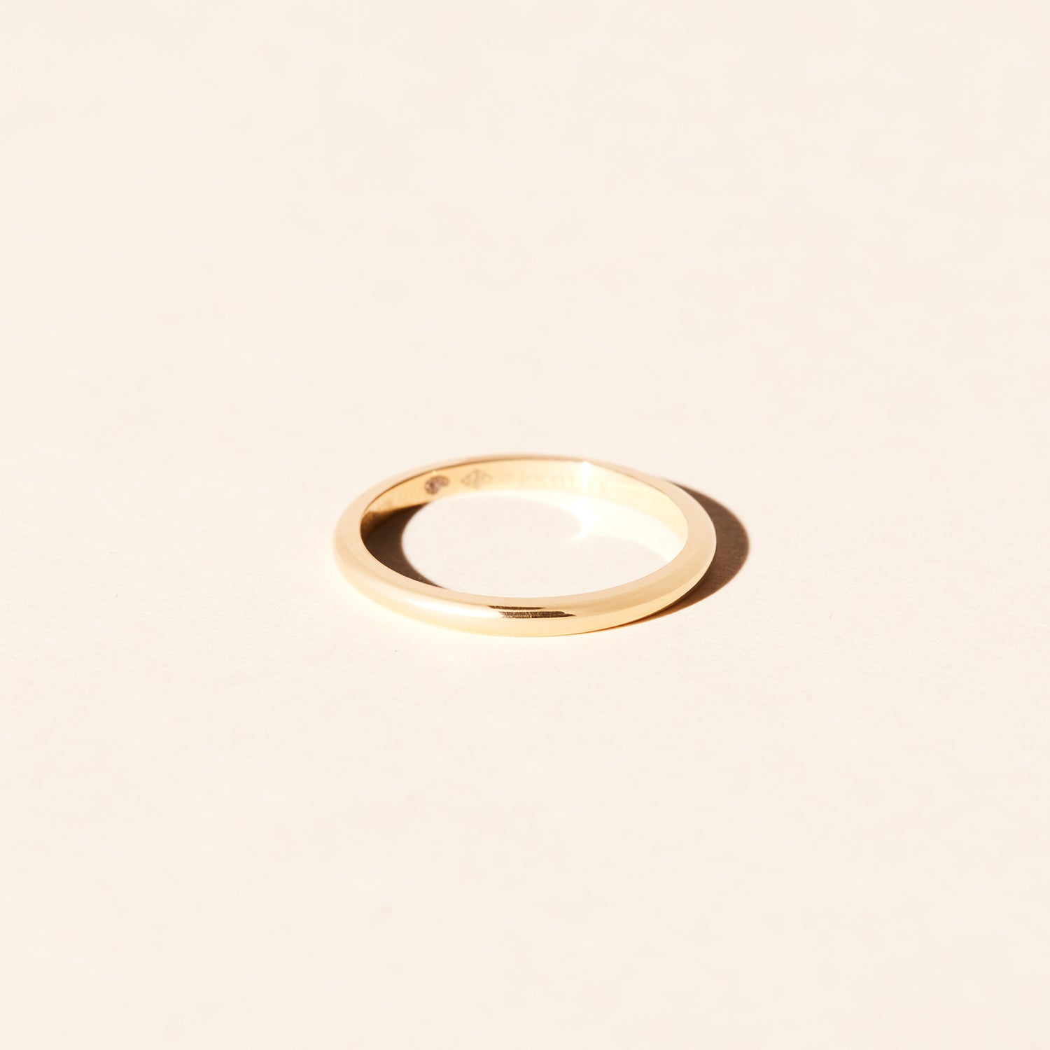 Liane wedding ring 1.50mm - Yellow gold