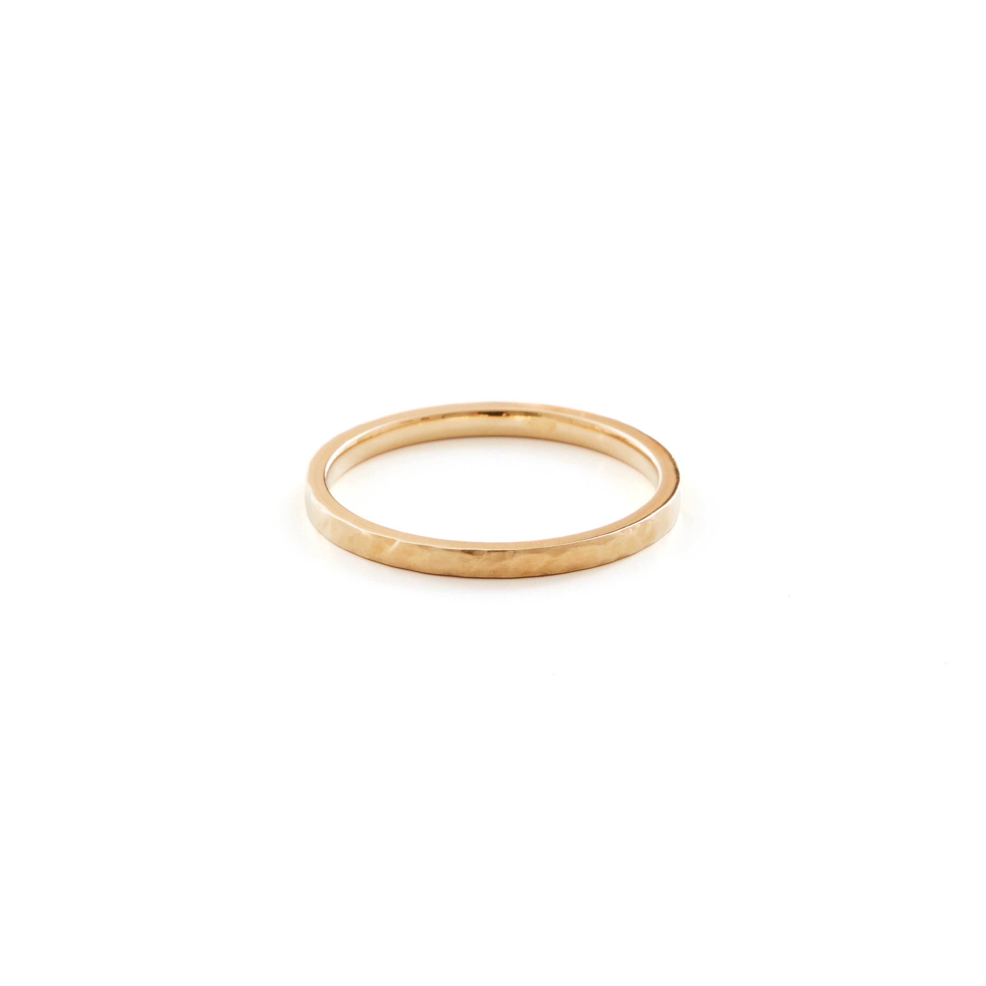 Bark Ring 1.50mm - Yellow Gold