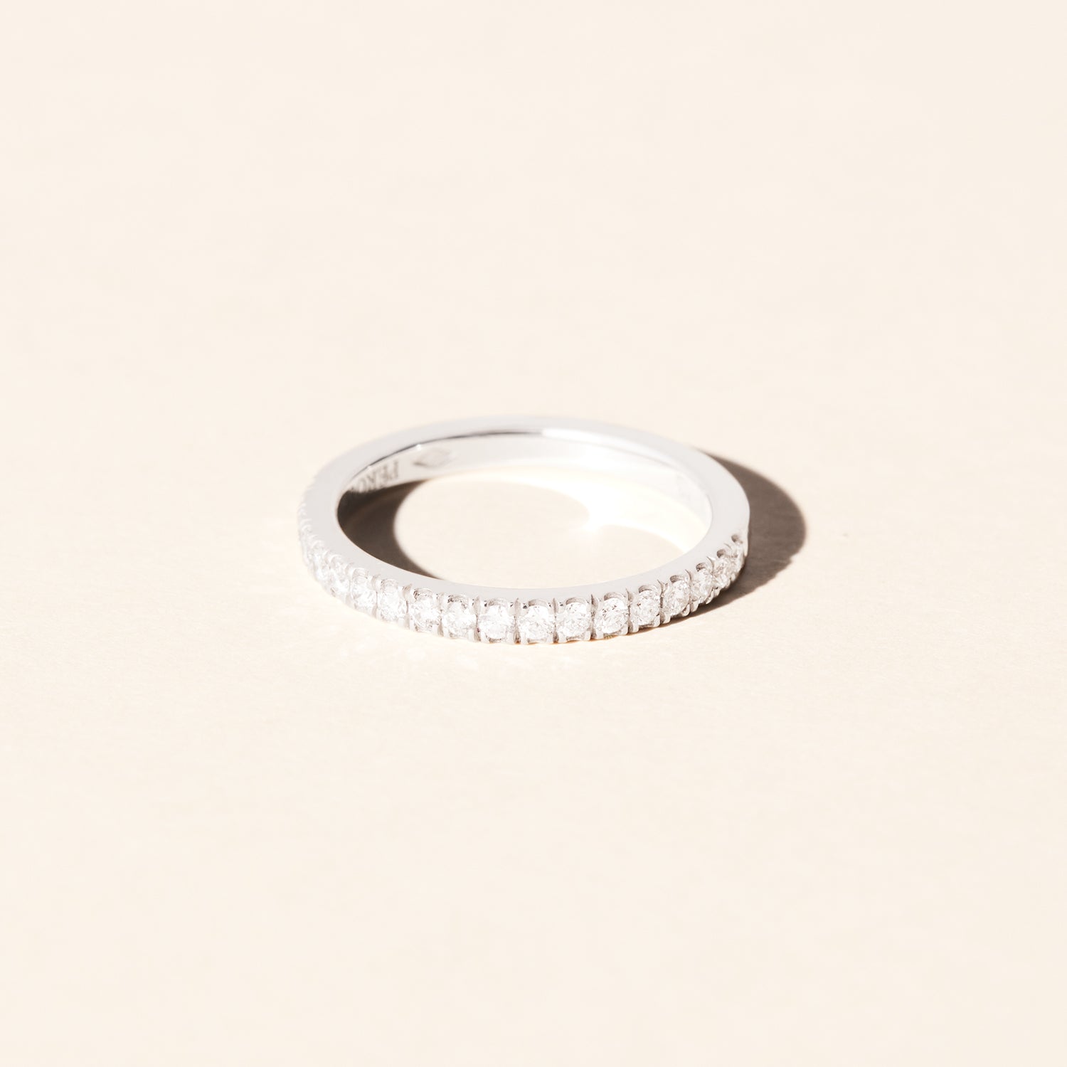 Alliance Fougères diamants 2.20mm - Platine